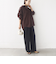 《予約》【WEB限定】〈洗濯機可能〉コーデュロイ ギャザー シャツ 羽織
