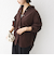 《予約》【WEB限定】〈洗濯機可能〉コーデュロイ ギャザー シャツ 羽織