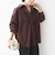 《予約》【WEB限定】〈洗濯機可能〉コーデュロイ ギャザー シャツ 羽織