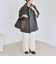 《予約》quaranciel:〈手洗い可能〉ダンボール ステンカラー ジャケット コート 25AW