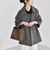 《予約》quaranciel:〈手洗い可能〉ダンボール ステンカラー ジャケット コート 25AW