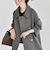 《予約》quaranciel:〈手洗い可能〉ダンボール ステンカラー ジャケット コート 25AW