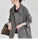 《予約》quaranciel:〈手洗い可能〉ダンボール ステンカラー ジャケット コート 25AW