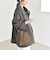 《予約》quaranciel:〈手洗い可能〉ダンボール ステンカラー ジャケット コート 25AW