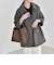 《予約》quaranciel:〈手洗い可能〉ダンボール ステンカラー ジャケット コート 25AW