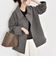 《予約》quaranciel:〈手洗い可能〉ダンボール ステンカラー ジャケット コート 25AW