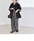 《予約》quaranciel:〈手洗い可能〉ダンボール ステンカラー ジャケット コート 25AW
