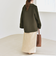 《予約》quaranciel:〈手洗い可能〉ダンボール ステンカラー ジャケット コート 25AW