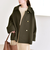 《予約》quaranciel:〈手洗い可能〉ダンボール ステンカラー ジャケット コート 25AW