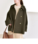 《予約》quaranciel:〈手洗い可能〉ダンボール ステンカラー ジャケット コート 25AW
