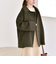 《予約》quaranciel:〈手洗い可能〉ダンボール ステンカラー ジャケット コート 25AW