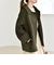 《予約》quaranciel:〈手洗い可能〉ダンボール ステンカラー ジャケット コート 25AW