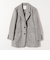 quaranciel: スライバー ウール ミックス テーラード コート
