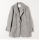 quaranciel: スライバー ウール ミックス テーラード コート
