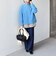 《新色予約》SHIPS Colors:〈手洗い可能〉フラッフィー クルーネック ニット◆