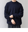 SHIPS any: LOUNGE FOX シャギー セミモックネック ニット◆