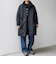 SHIPS any:〈軽量/撥水〉PERTEX(R) × PRIMALOFT(R) ミリタリー スタンド コート◆