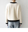 《予約》SHIPS any: バイカラー クルーネック カーディガン ジャケット