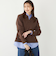 《予約》SHIPS Colors:〈手洗い可能〉フラッフィー スキッパー ニット◆
