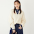 《予約》SHIPS Colors:〈手洗い可能〉畦 スキッパー ニット◆