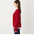 《予約》SHIPS Colors:〈手洗い可能〉畦 スキッパー ニット◆