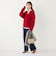 《予約》SHIPS Colors:〈手洗い可能〉畦 スキッパー ニット◆