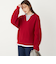 《予約》SHIPS Colors:〈手洗い可能〉畦 スキッパー ニット◆