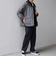 SHIPS any:〈撥水/防風等〉多機能 中綿 2トーン スタンド ブルゾン 25AW◆