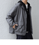 SHIPS any:〈撥水/防風等〉多機能 中綿 2トーン スタンド ブルゾン 25AW◆