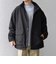 SHIPS any:〈撥水/防風等〉多機能 中綿 2トーン スタンド ブルゾン 25AW◆