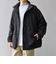 SHIPS any:〈撥水/防風等〉多機能 中綿 2トーン スタンド ブルゾン 25AW◆
