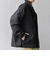 SHIPS any:〈撥水/防風等〉多機能 中綿 2トーン スタンド ブルゾン 25AW◆