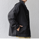 SHIPS any:〈撥水/防風等〉多機能 中綿 2トーン スタンド ブルゾン 25AW◆