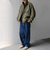 SHIPS any:〈撥水/防風等〉多機能 中綿 2トーン スタンド ブルゾン 25AW◆