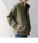 SHIPS any:〈撥水/防風等〉多機能 中綿 2トーン スタンド ブルゾン 25AW◆