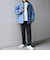SHIPS any:〈撥水/防風等〉多機能 中綿 2トーン スタンド ブルゾン 25AW◆