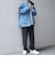 SHIPS any:〈撥水/防風等〉多機能 中綿 2トーン スタンド ブルゾン 25AW◆