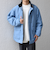 SHIPS any:〈撥水/防風等〉多機能 中綿 2トーン スタンド ブルゾン 25AW◆