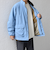SHIPS any:〈撥水/防風等〉多機能 中綿 2トーン スタンド ブルゾン 25AW◆
