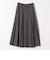 quaranciel: ランダム プリーツ マキシ スカート