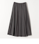 quaranciel: ランダム プリーツ マキシ スカート