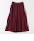 quaranciel: ランダム プリーツ マキシ スカート