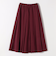 quaranciel: ランダム プリーツ マキシ スカート
