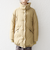 SHIPS any: ナイロン スタンドカラー ダウン コクーン コート