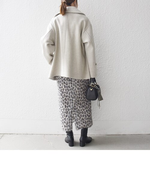 SHIPS any: カシミヤ ミックス テーラード ショート Pコート｜シップス