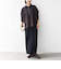《予約》【WEB限定】〈手洗い可能〉サイド スリット ゴールド 釦 ポロ ニット