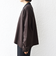 《予約》【WEB限定】〈手洗い可能〉サイド スリット ゴールド 釦 ポロ ニット