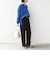 《予約》【WEB限定】〈手洗い可能〉サイド スリット ゴールド 釦 ポロ ニット