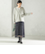 《予約》〈手洗い可能〉ラッセル レース ウエスト ギャザー タイト スカート