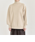 《予約》quaranciel:〈洗濯機可能〉ボリュームスリーブ タートル ロングリブ ニット